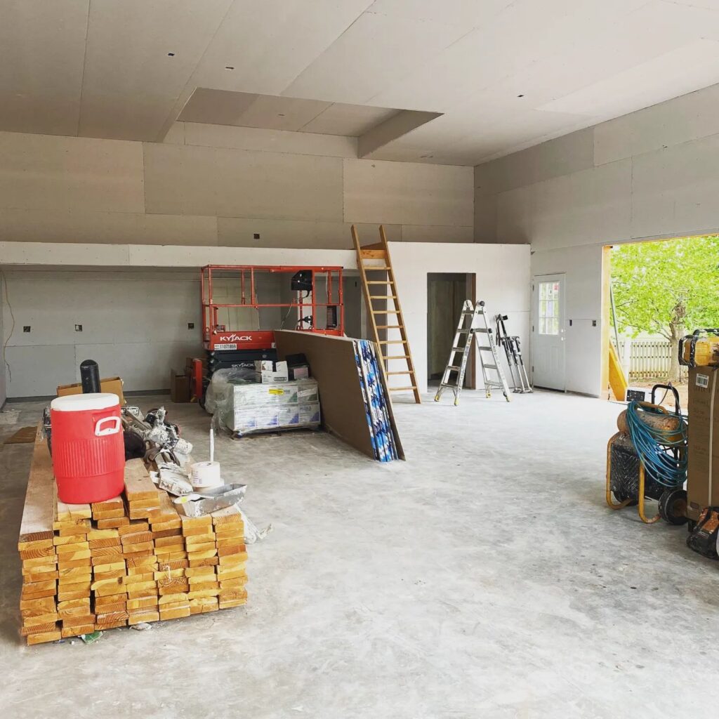 Custom Detached Garage and Shed Addition