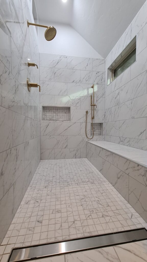 New Custom Shower Remodel in OKC