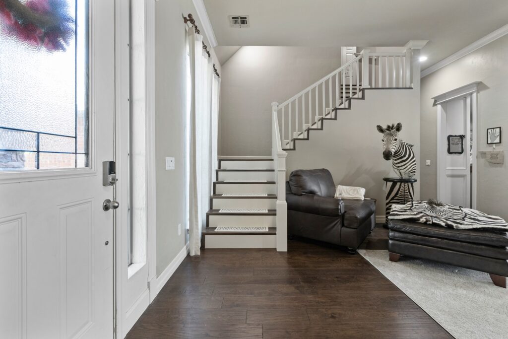 New Stairs Leading to Attic Conversion - Edmond OK Project